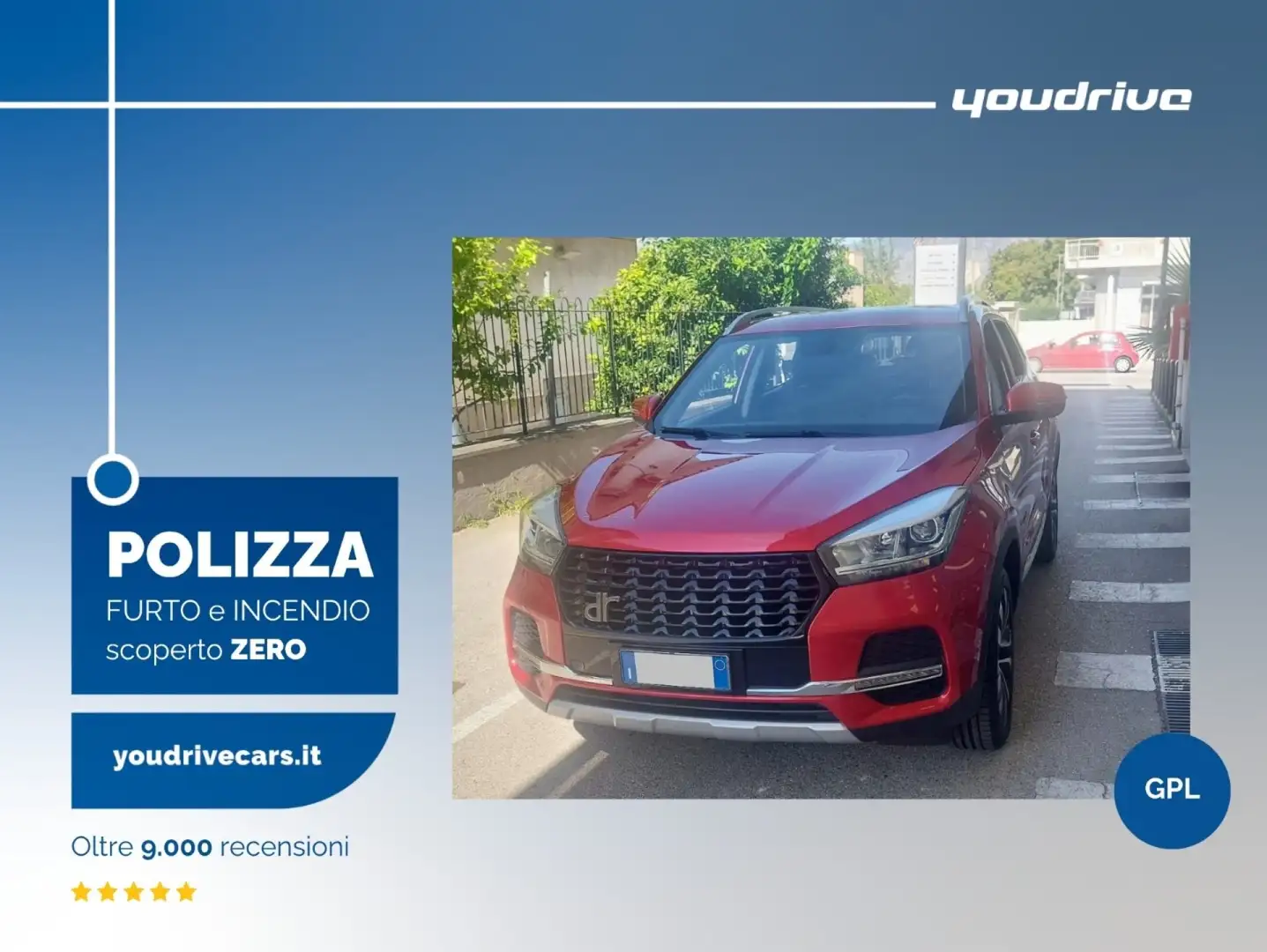 DR Automobiles DR4.0 1.5 Turbo DCT Bi-Fuel GPL KM 60.500 Rouge - 1