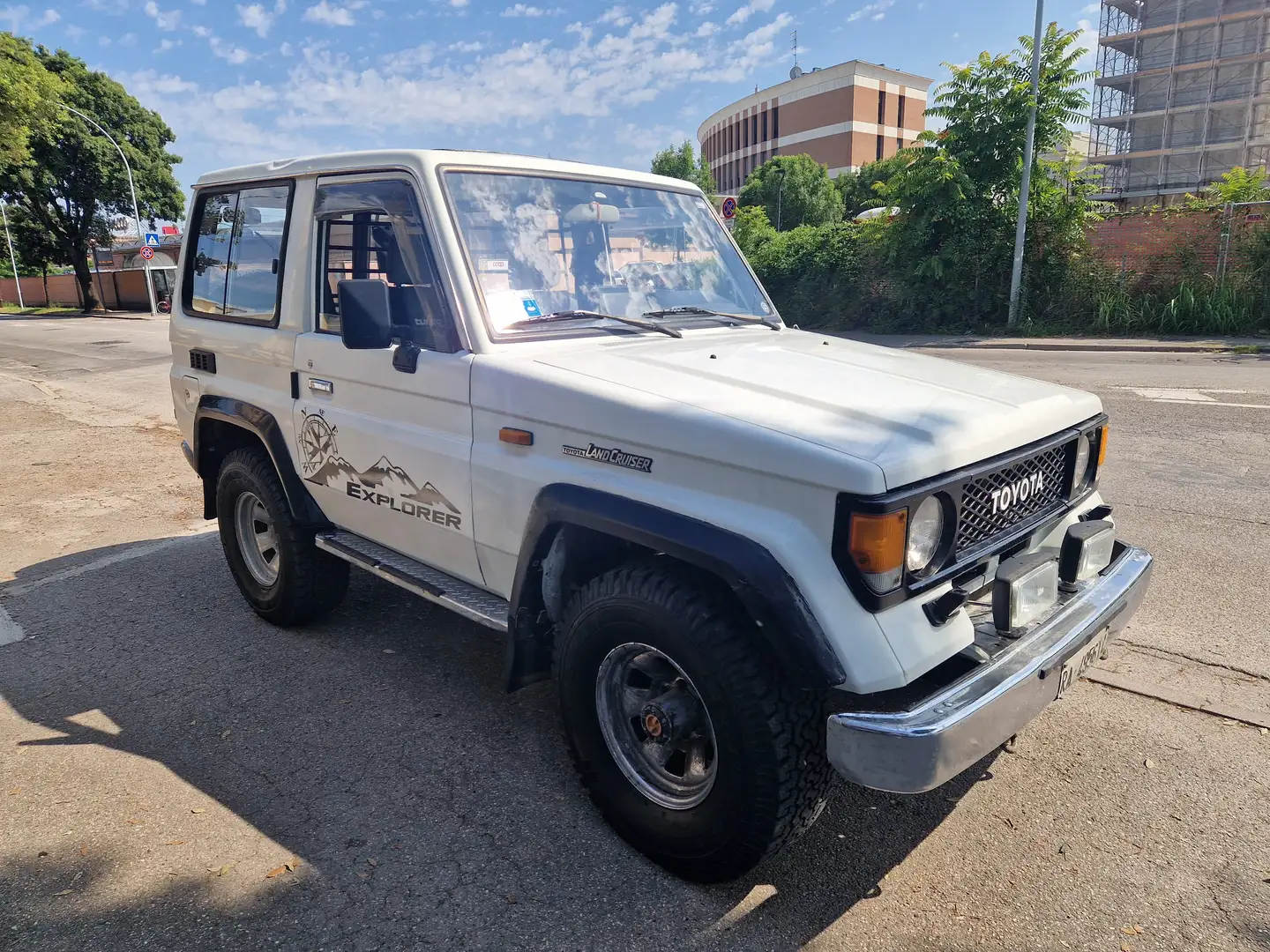 Toyota Land Cruiser lj70 SW 2.4 td Weiß - 2