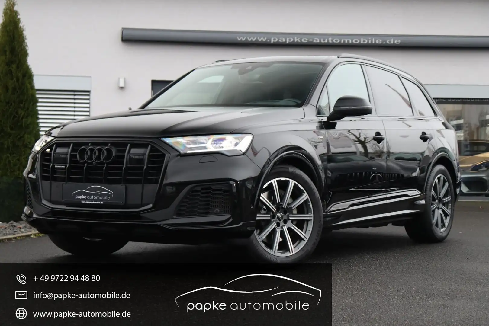 Audi Q7 55 TFSI quattro Zwart - 1