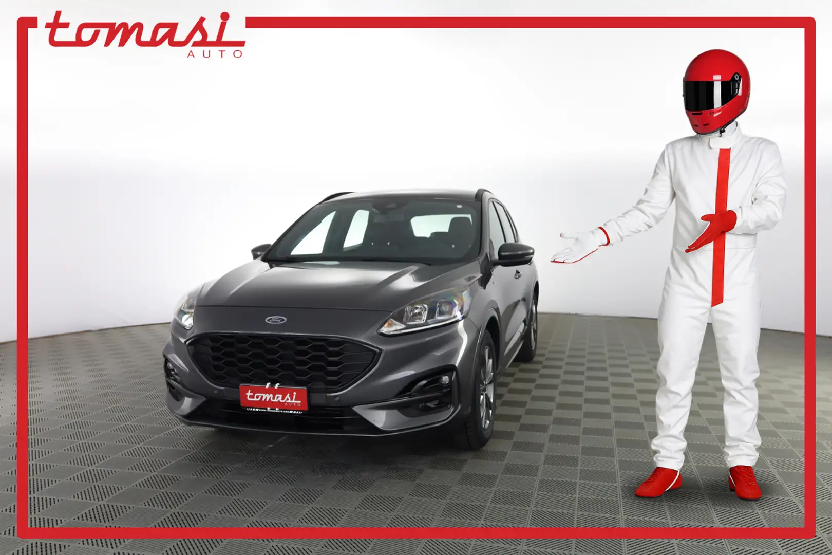 Ford Kuga Kuga 1.5 EcoBlue 120 CV aut. 2WD ST-Line Gris - 1