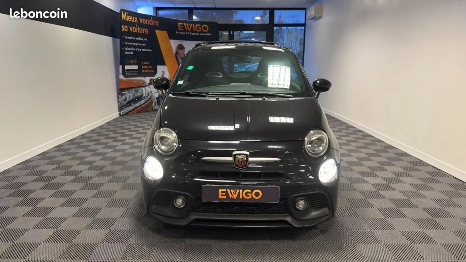 Abarth 500 595 1.4 Tjet 145ch %2B TOIT OUV. PANO. KIT DISTRIBUTION NEUF Schwarz - 2