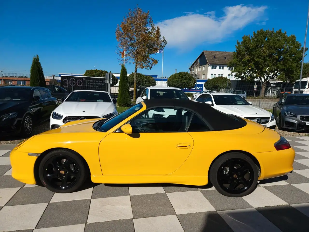 Porsche 911 996 Cabrio *Raffleder*Deutsches Fzg+Speedgelb, foto 8