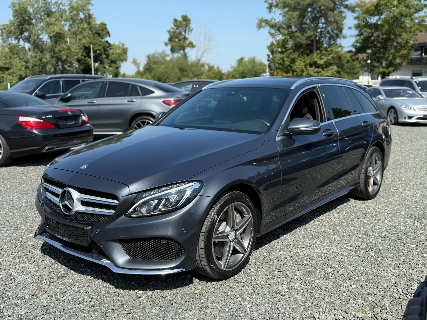 Mercedes-Benz C 250 CGI T **AMG-PAKET ILS NAVI LEDER PANO** Gris - 1