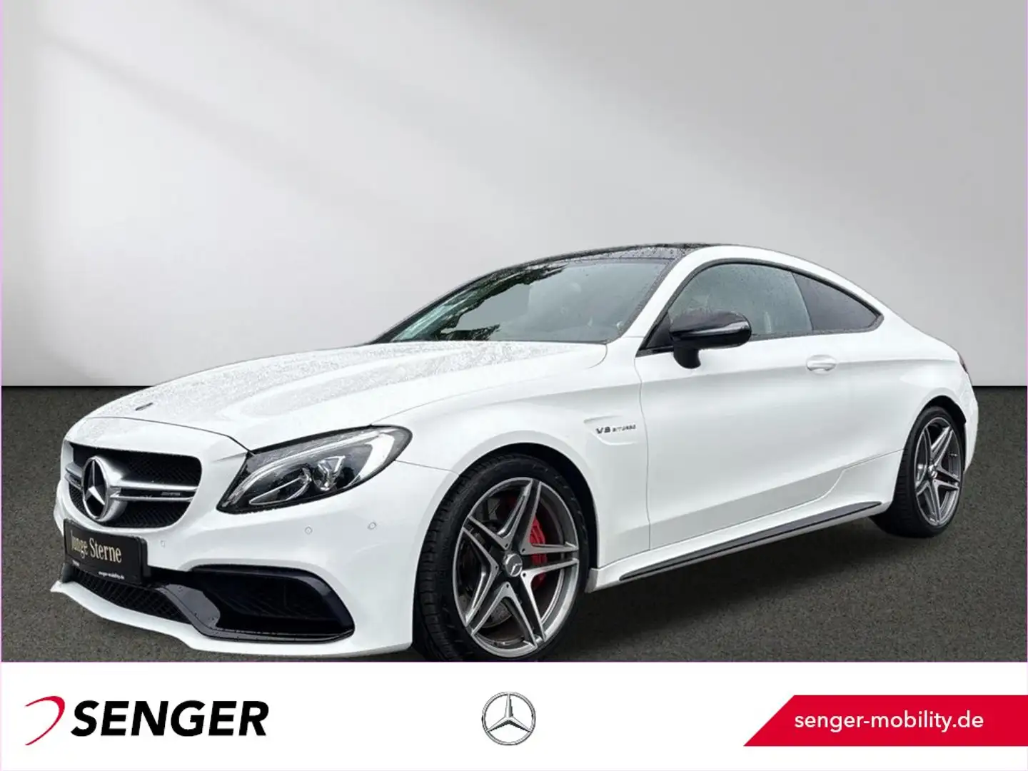 Mercedes-Benz C 63 AMG C 63 S AMG Coupé Night Panorama Perf.Abgasanlage Blanc - 1
