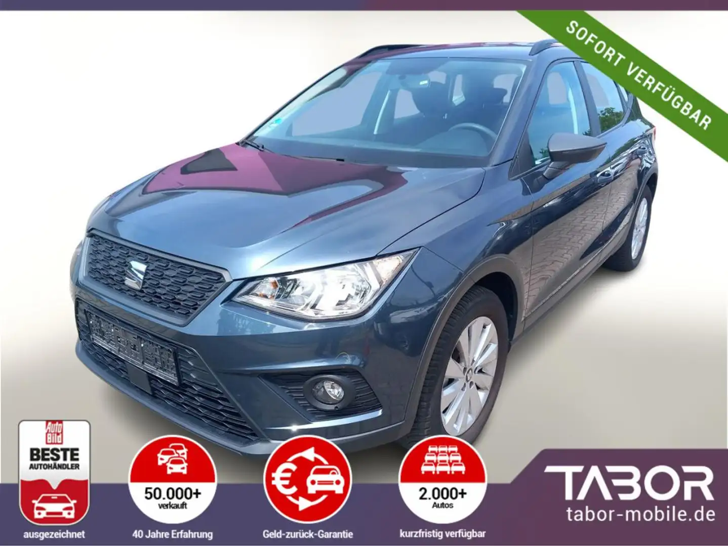 SEAT Arona 1.0 TSI 95 Reference PDC Klima MFL 16Z DAB Grau - 1