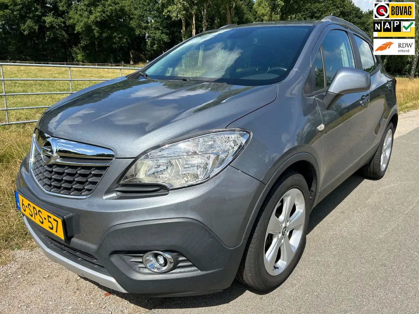 Opel Mokka 1.4 T Edition dealer ond. prachtige staat met trek Grigio - 1