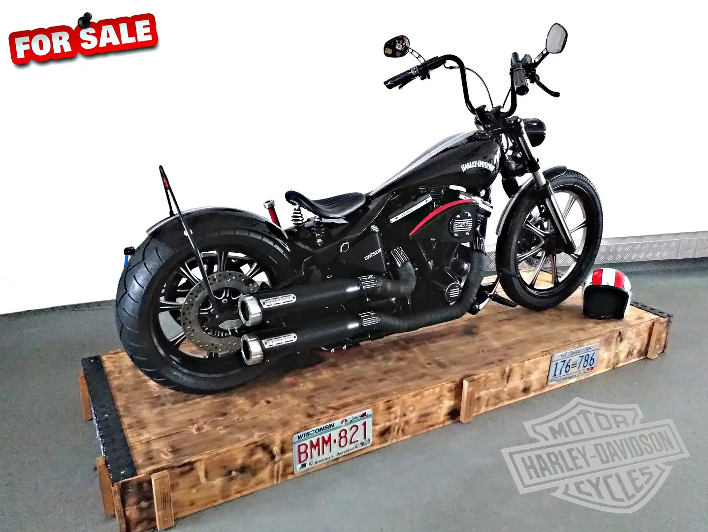 Harley-Davidson Softail Custom Bike Black - 1