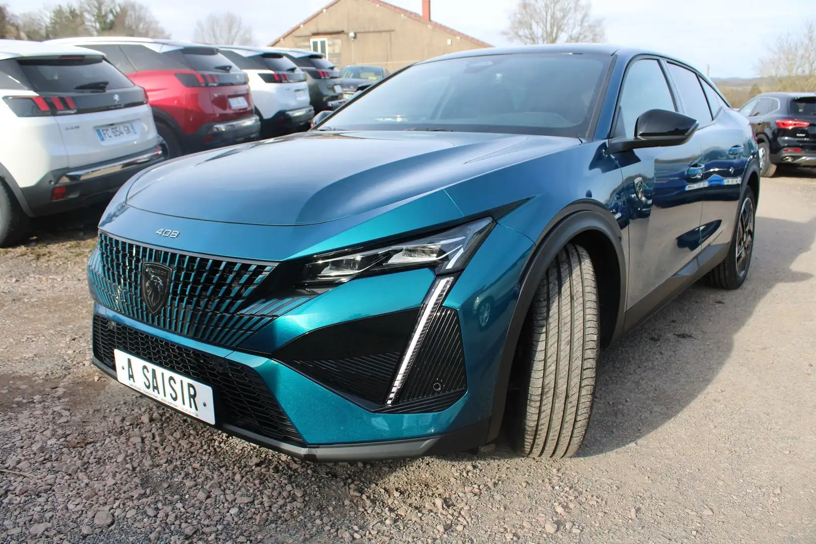 Peugeot 408 GT 130 CV ESSENCE USB GPS 3D CAMÉRA TOIT PANO FULL Bleu - 1