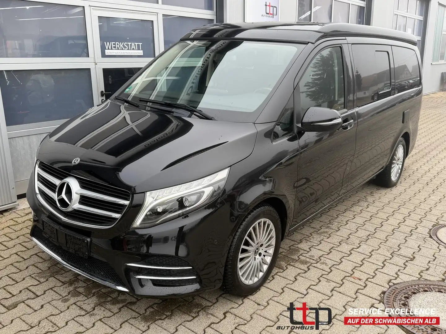 Mercedes-Benz V 250 Marco Polo Edition AMG Küche AHK Standheiz Schwarz - 1