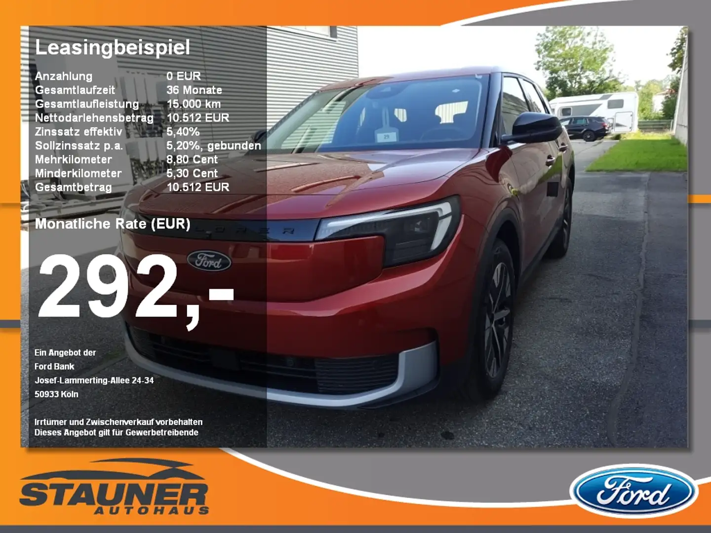 Ford Explorer RWD 77 KWH ACC 19 Zoll Räder Klima Rouge - 1