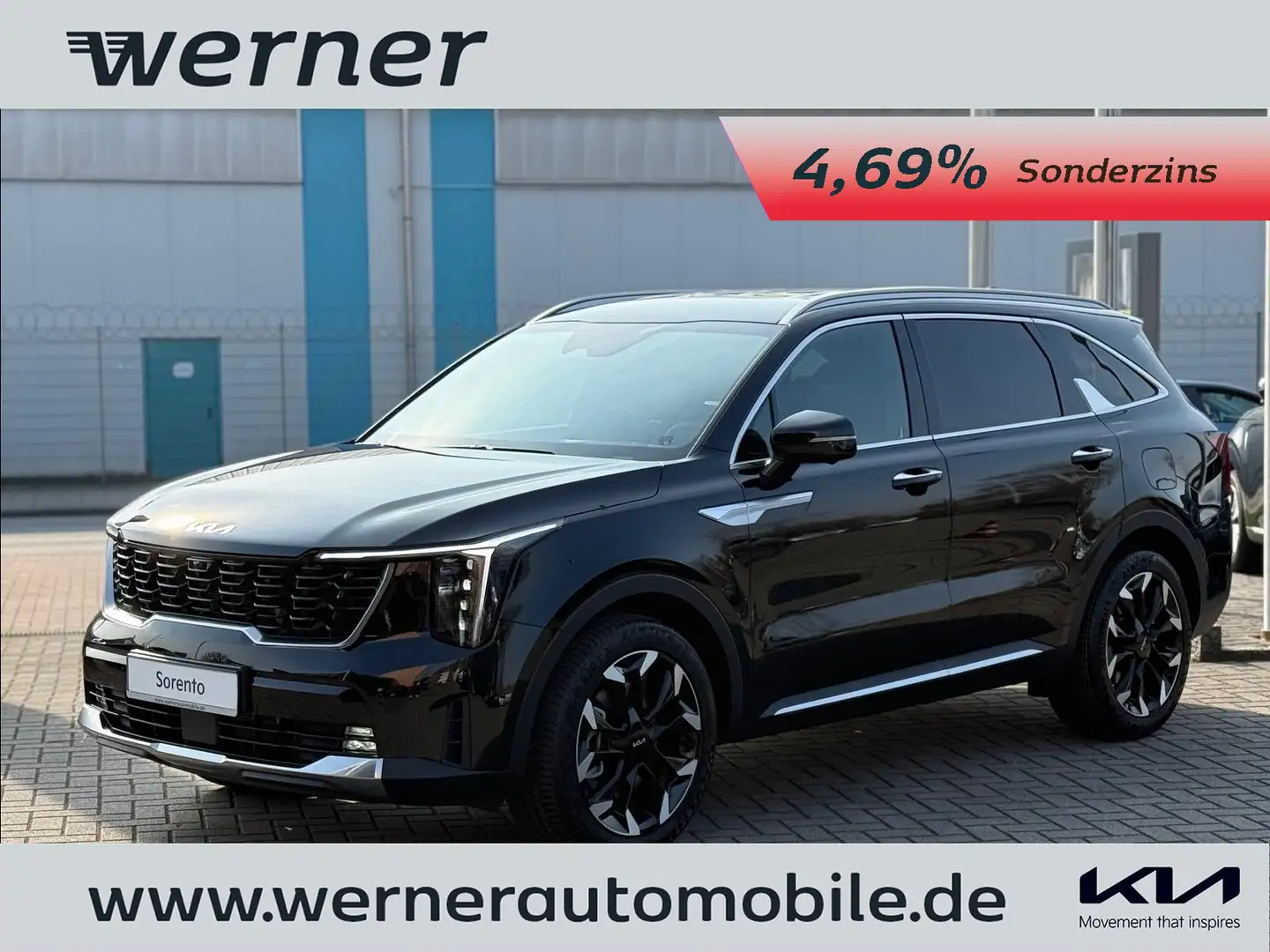 Kia Sorento 2.2 Platinum AWD DCT 6 Sitzer AHK Siyah - 1