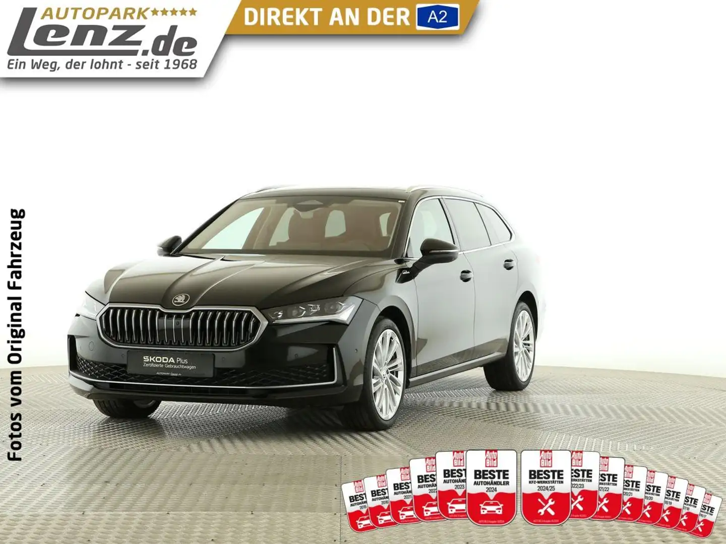 Skoda Superb Combi L&K Matrix Navi AHK Pano HUD SHZ LM Schwarz - 1