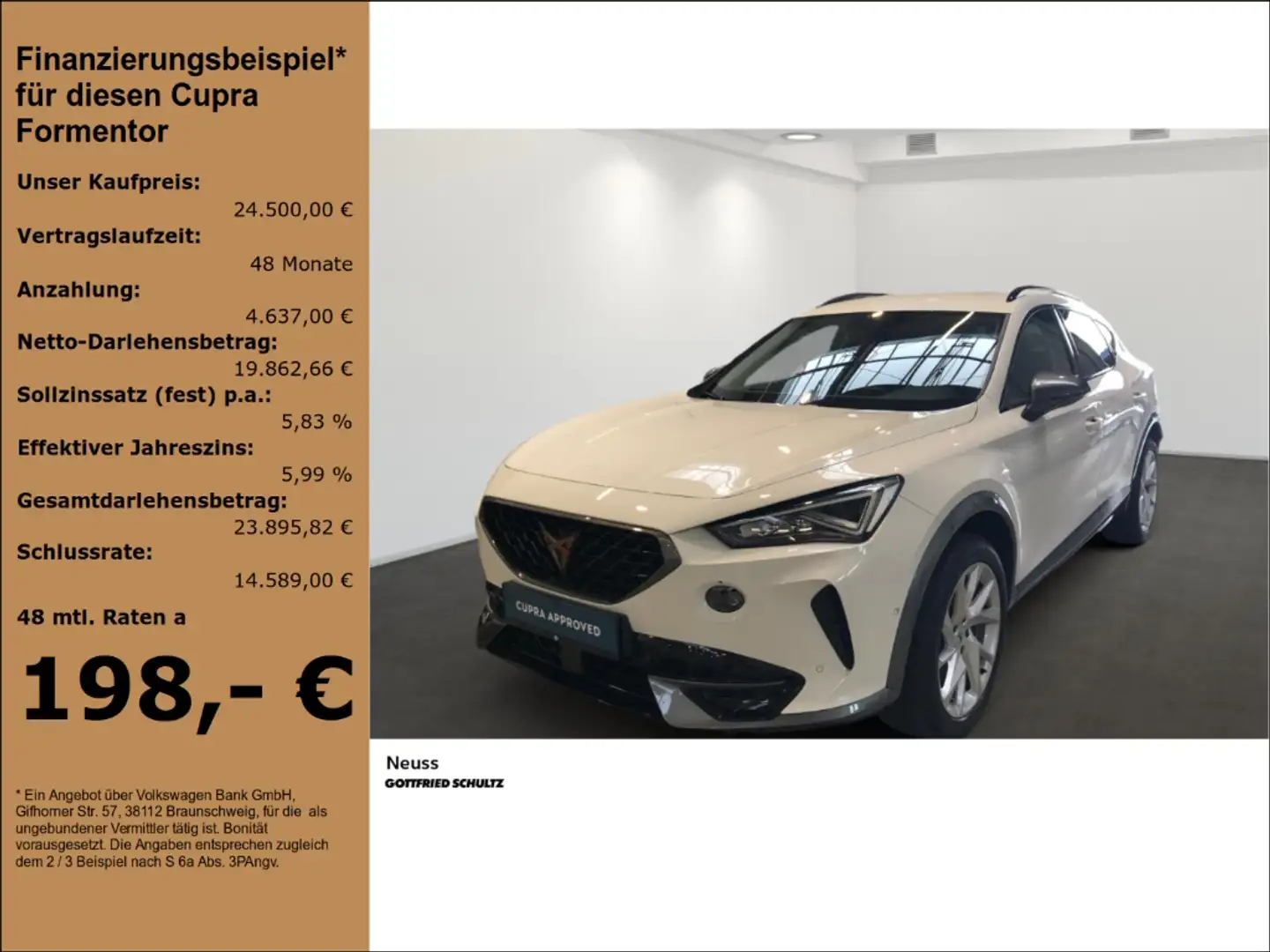 CUPRA Formentor TSI SITZHZG KAMERA APP LED USB Weiß - 1