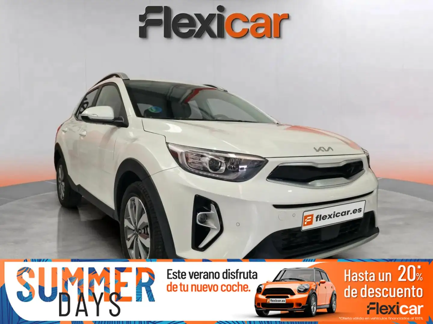 Kia Stonic 1.0 T-GDi 88kW (120CV) MHEV Drive DCT Blanc - 1