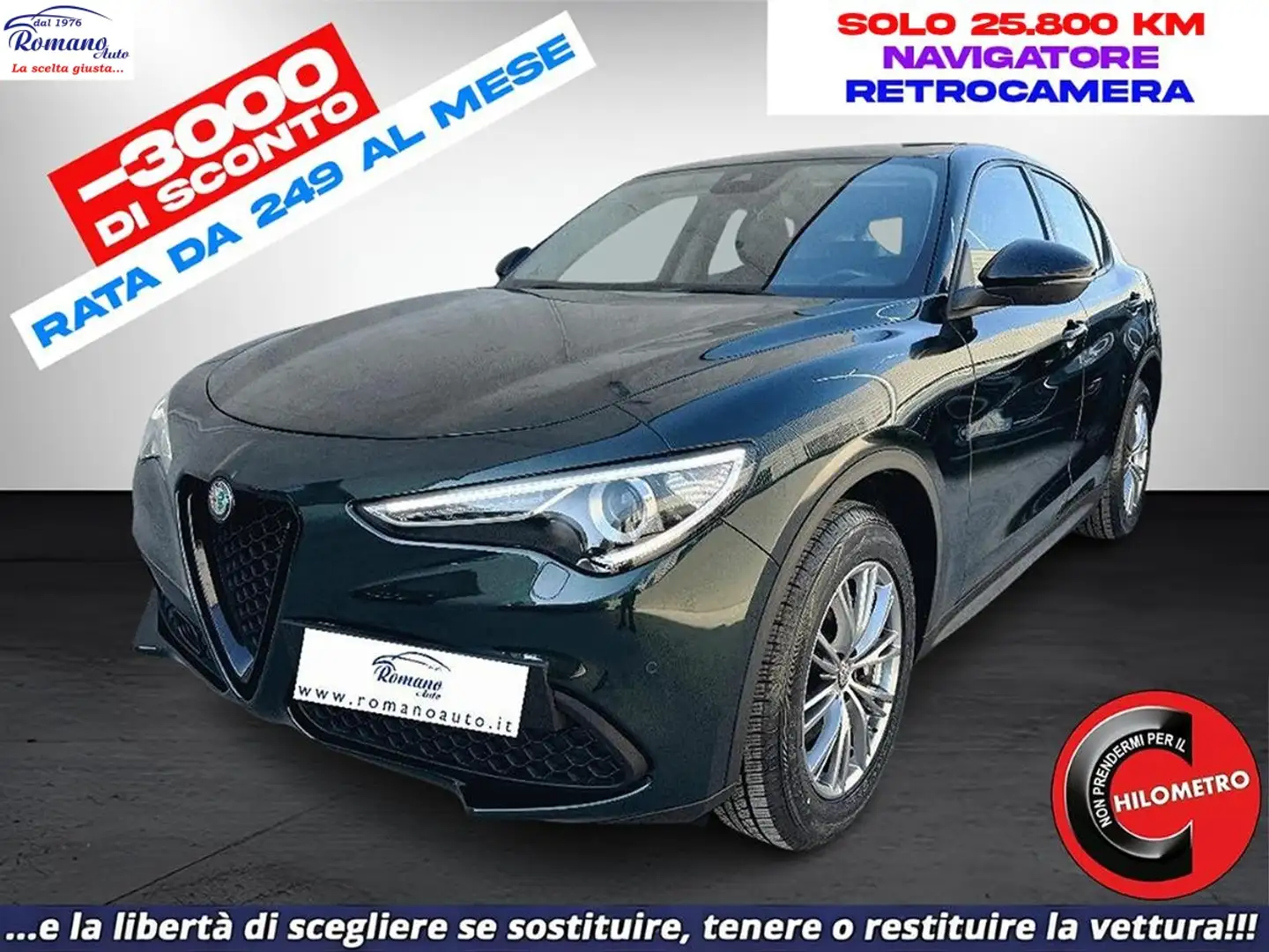 Alfa Romeo Stelvio 2.2 t Business Q4 190cv auto Grün - 1