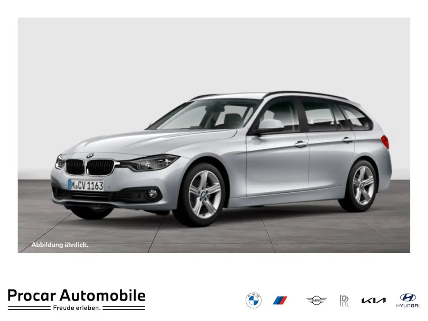 BMW 318 i TOURING+ADVANTAGE+NAVI+LED+SHZ Silber - 1
