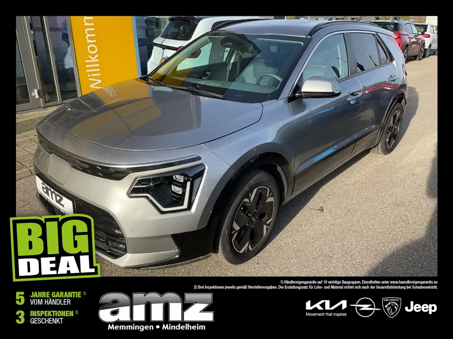 Kia Niro EV 64,8kWh Vision Komfort Style AHK*3Phasen Gris - 1