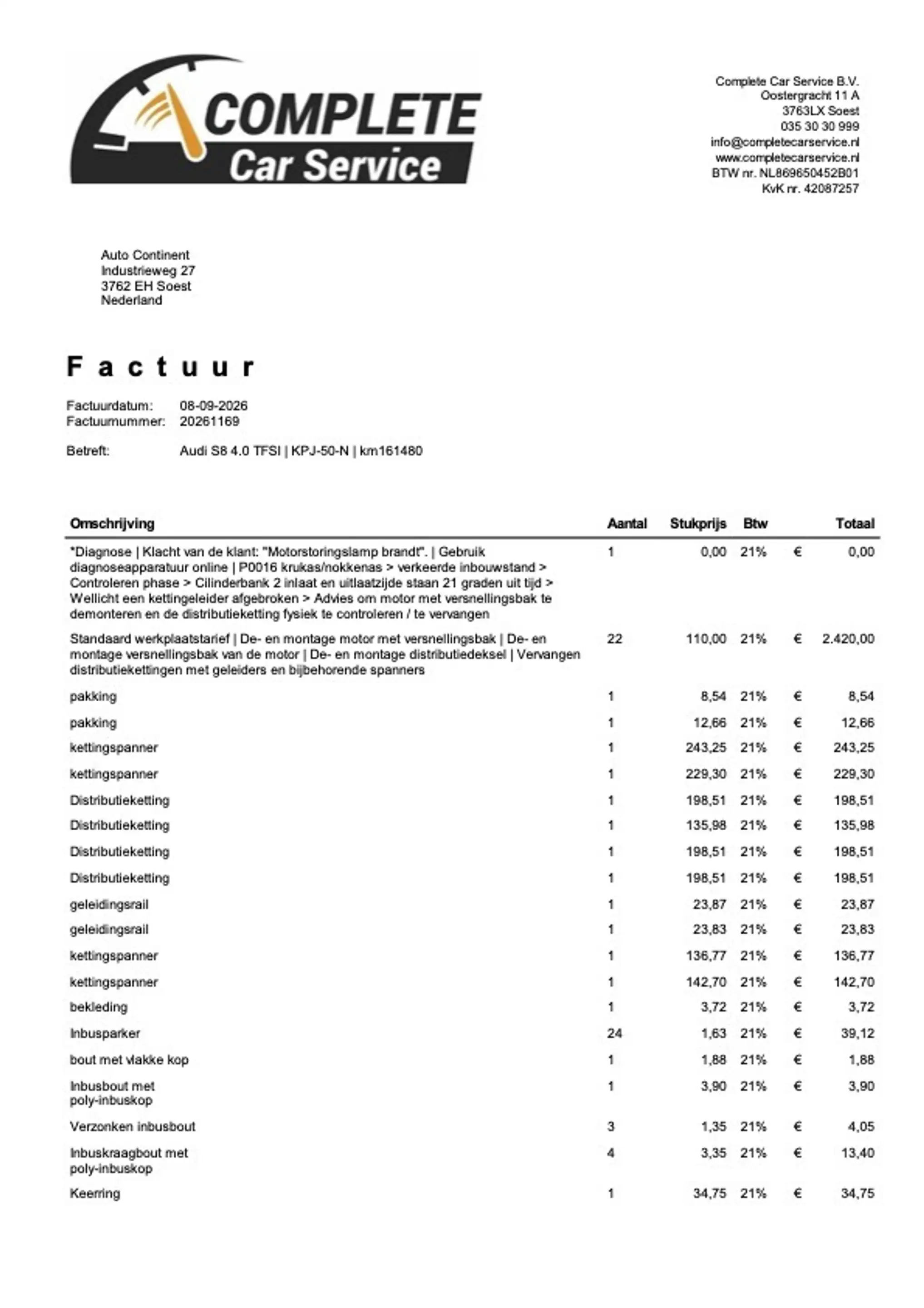 Audi S8 4.0 TFSI 520 PK quattro Pro Line+ / Nwe Distr. Ket — photo 5