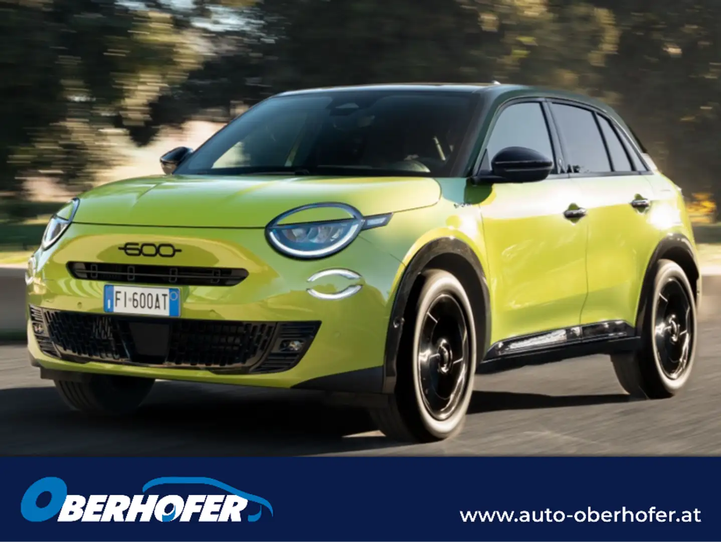 Fiat 600 SPORT Hybrid mHEV 110 eDCT Grün - 1