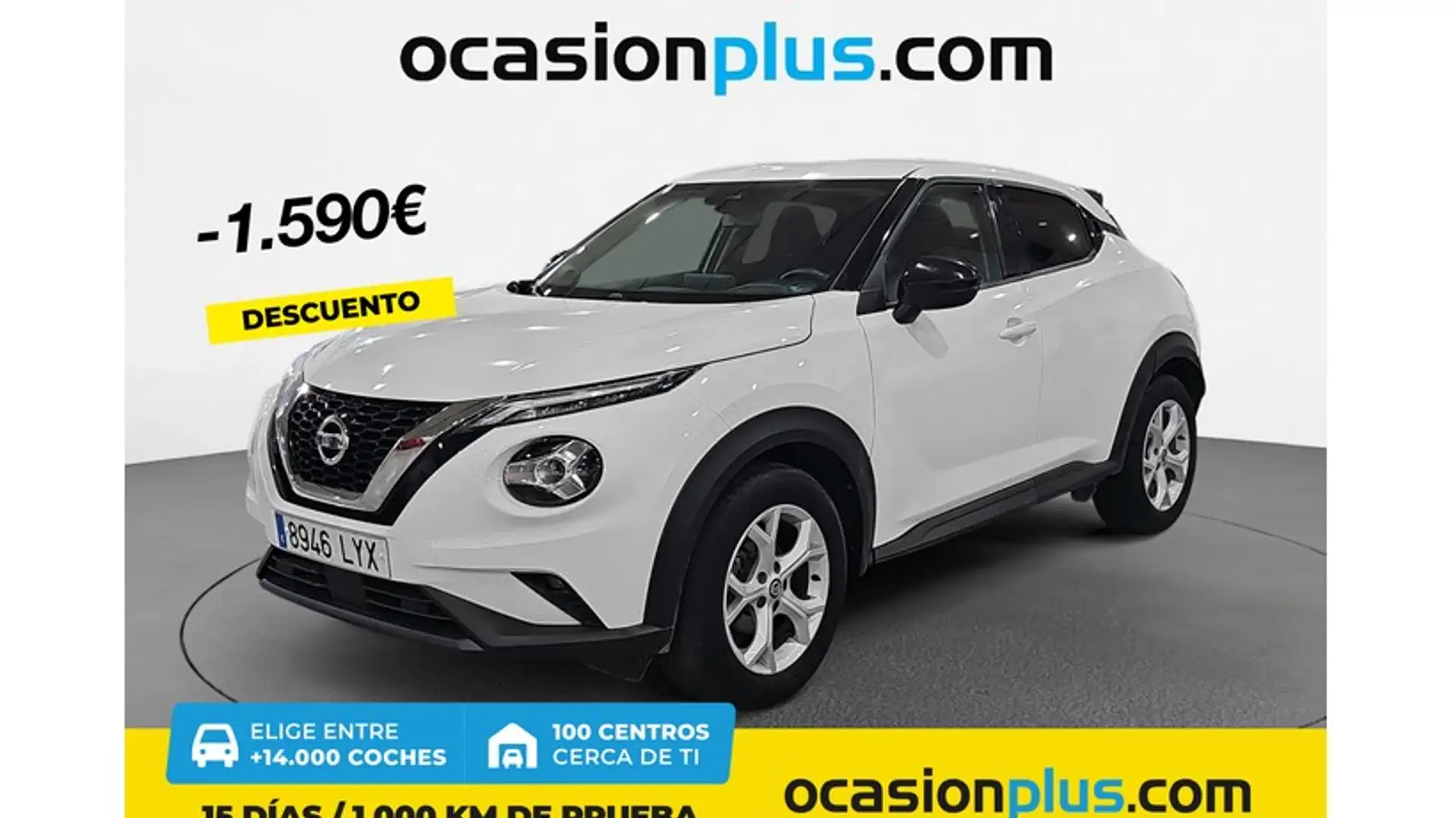 Nissan Juke 1.0 DIG-T Acenta 4x2 114 Weiß - 1
