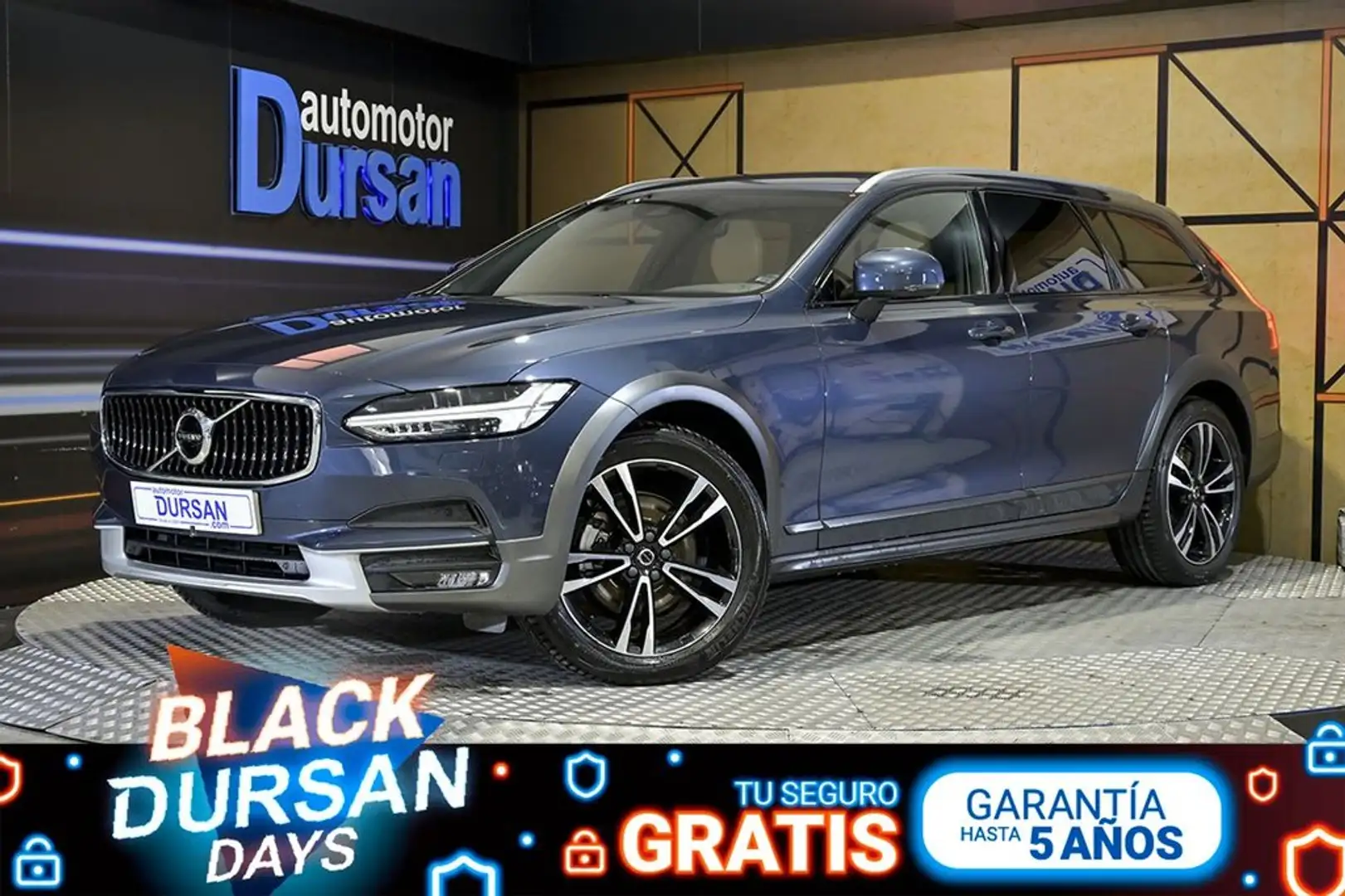 Volvo V90 2.0 D4 AWD Pro Auto Bleu - 1