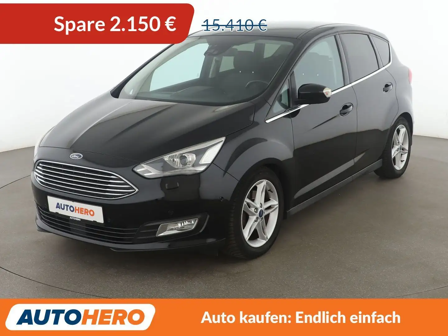Ford C-Max 1.5 EcoBoost Titanium Aut.*NAVI*BI-XENON*ACC*CAM* Schwarz - 1