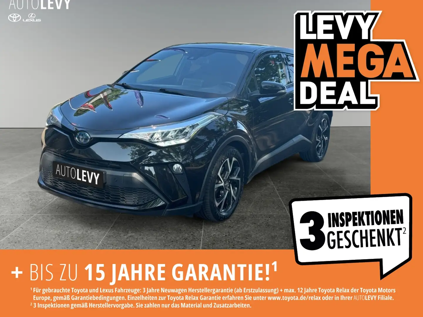 Toyota C-HR 2.0 Team D *CARPLAY*AA*NAVI*SHZ*PDC* Noir - 1