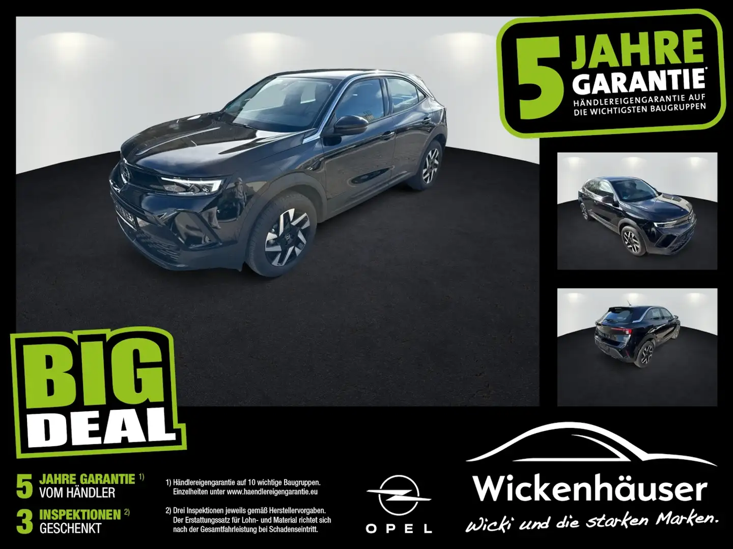 Opel Mokka 1.2 Turbo Elegance LED+Winterpaket+Kamera Schwarz - 1
