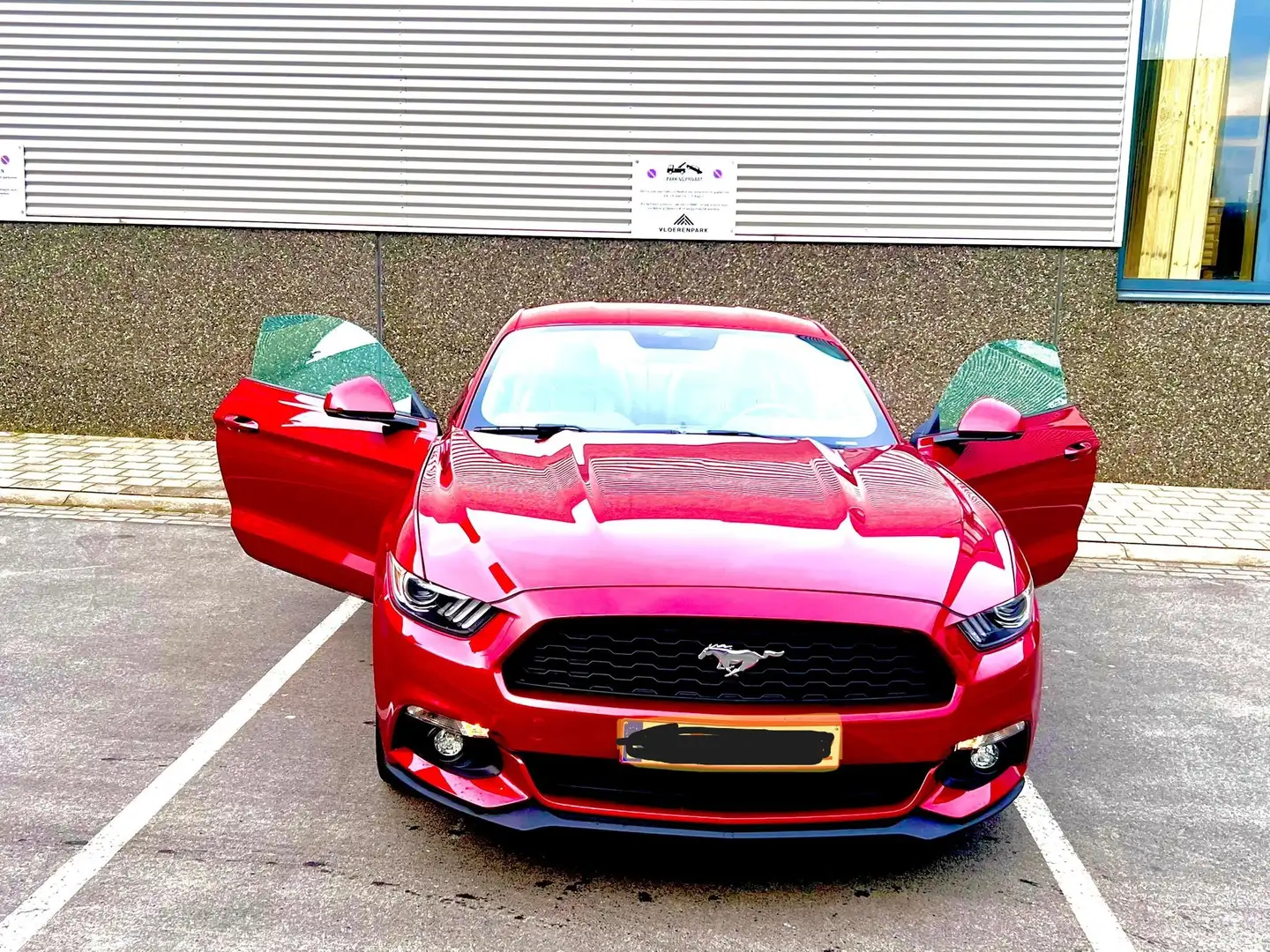 Ford Mustang Mustang 2.3 Eco Boost Rouge - 1