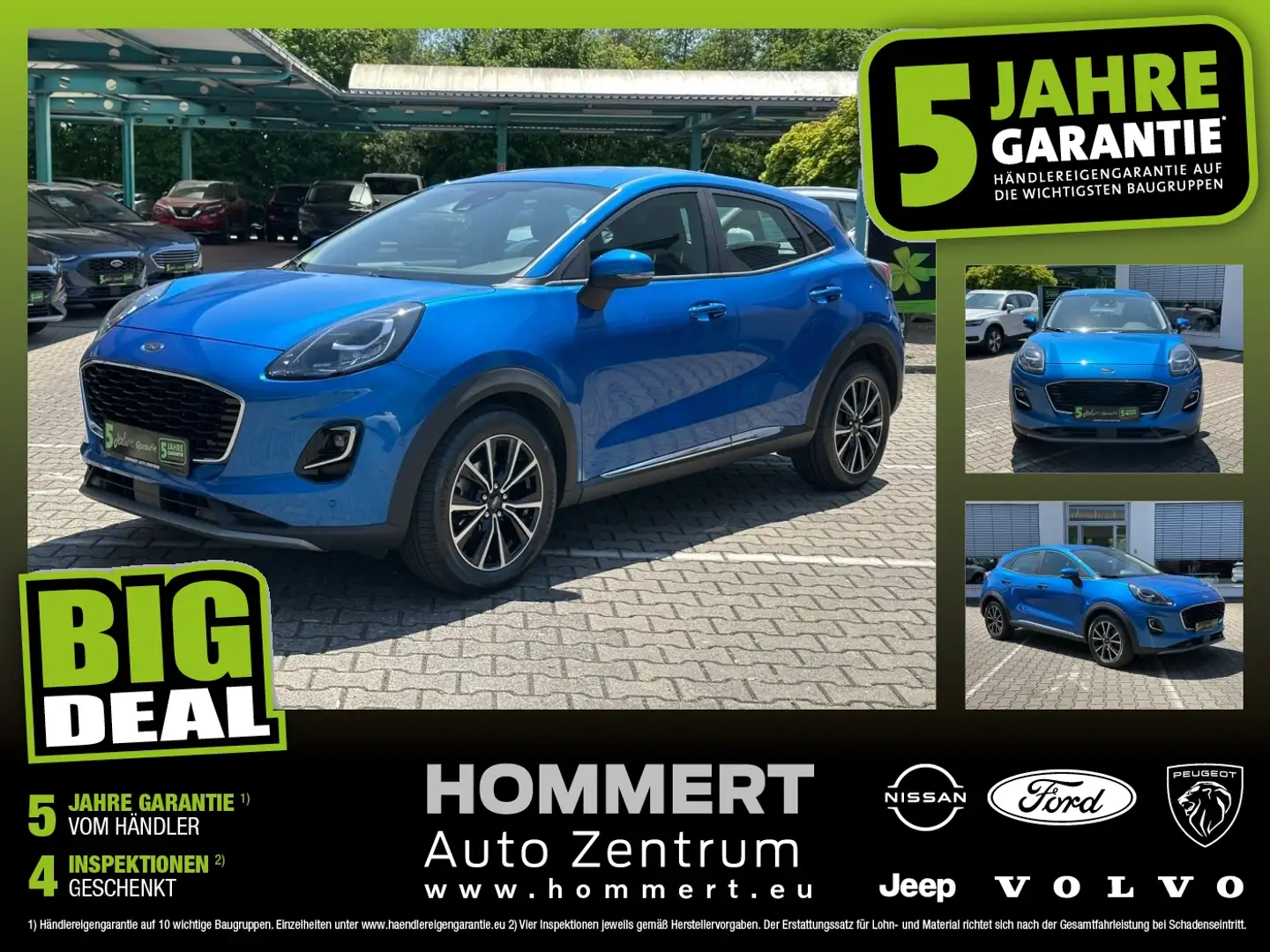 Ford Puma 1.0 EcoBoost Titanium *ACC*beh.Lenk*Kamera* Blau - 1