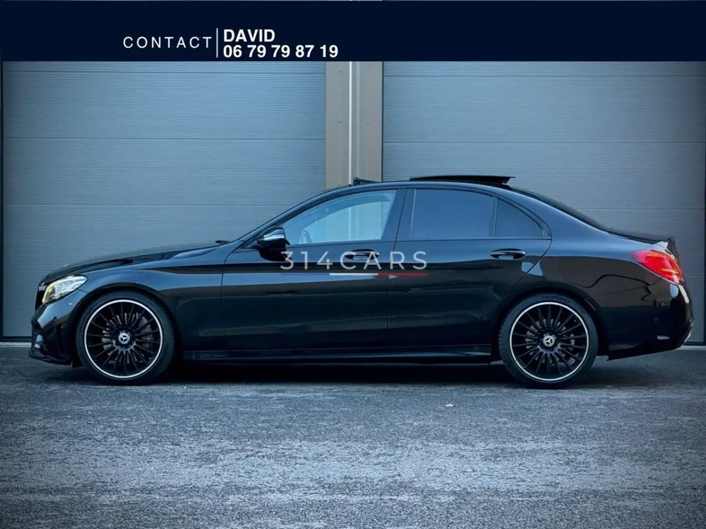 Mercedes-Benz C300d 245 cv - BVA AMG Line 4-Matic Negru - 2