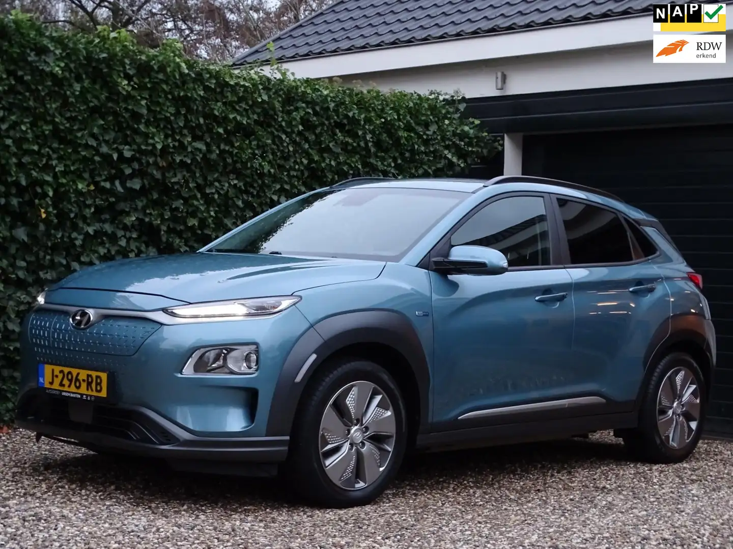 Hyundai KONA EV Fashion 39 kWh | HUD | Adaptive cruise control Blau - 1