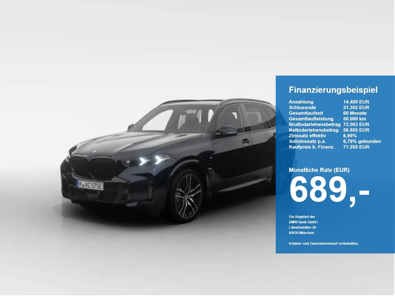 BMW X5 xDrive 50e M-Sport PRO Luft ACC H&K Pano 360° — photo 1 of 11