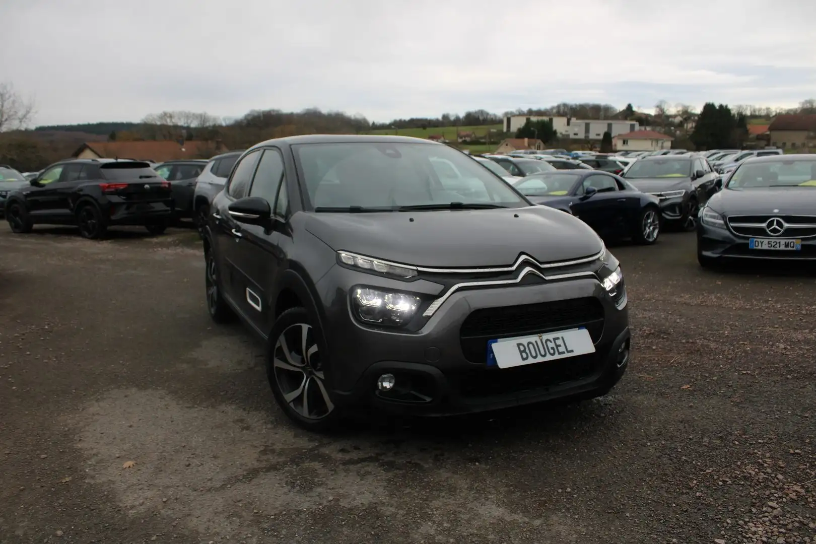 Citroen C3 SHINE PACK BICOLOR ESSENCE 110 CV BOITE 6V CAMÉRA 180 GPS USB RÉGULATEUR  LEDS Grau - 1