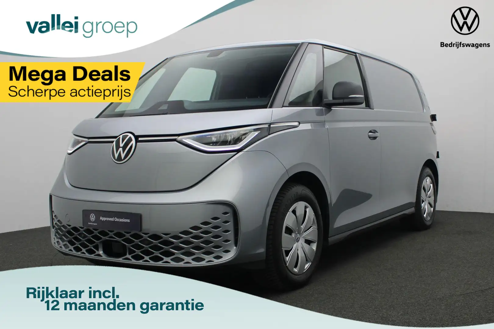 Volkswagen ID. Buzz Cargo 77 kWh 204 pk | Trekhaak | 3-zits | Achteruitrijca Plateado - 1