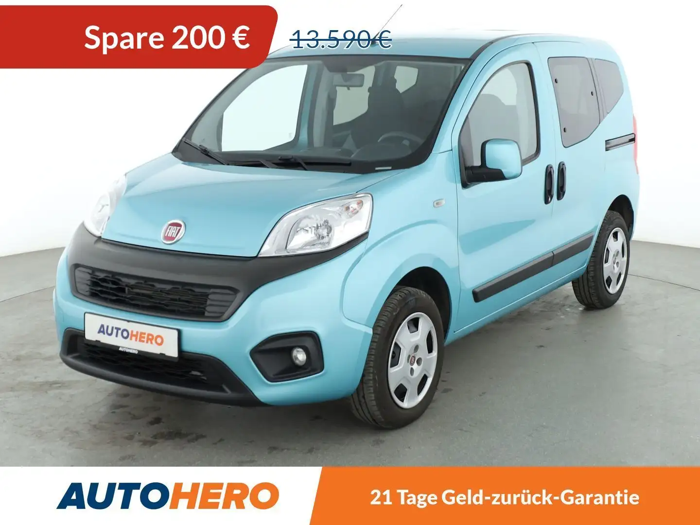Fiat Qubo 1.4 Lounge *NAVI*PDC*SHZ*KLIMA* Bleu - 1