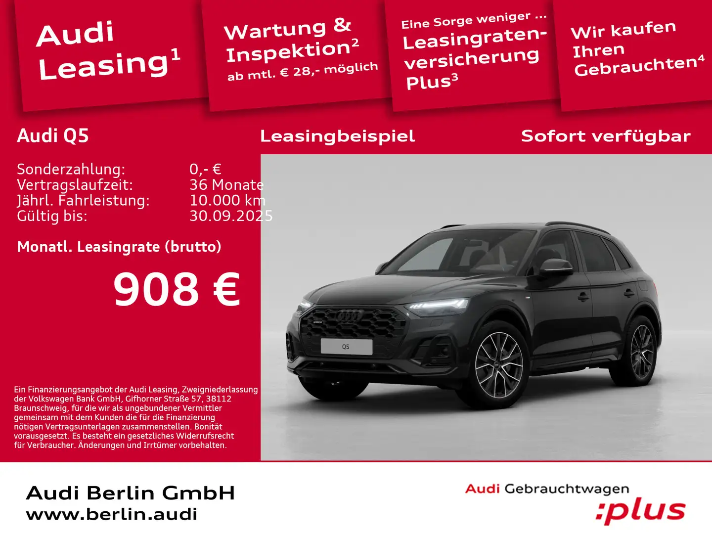 Audi Q5 S line 50 TFSI e quattro S tronic Czarny - 1