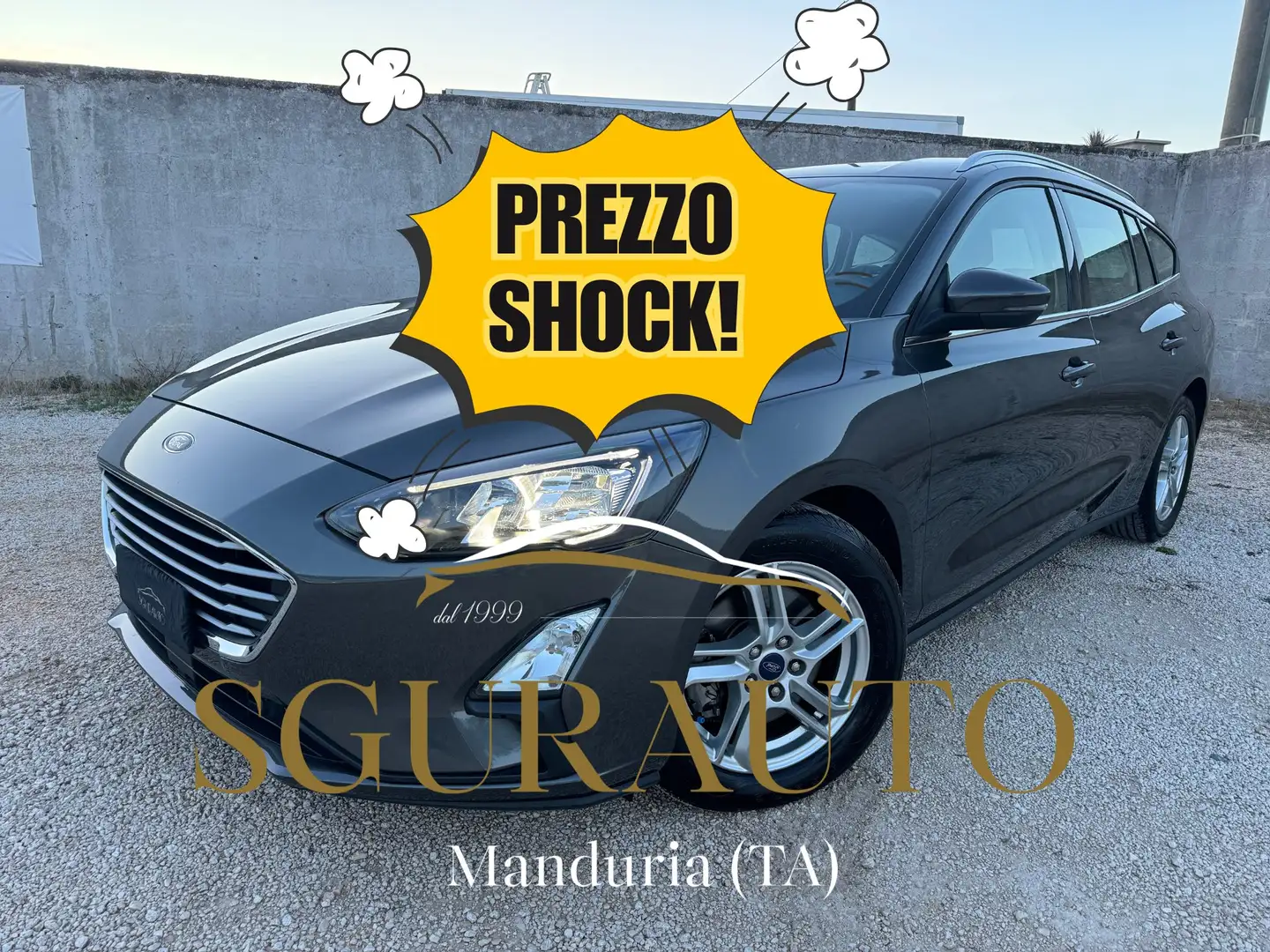 Ford Focus SW 1.5 ECOBLUE BUSINESS 2020 Gris - 1