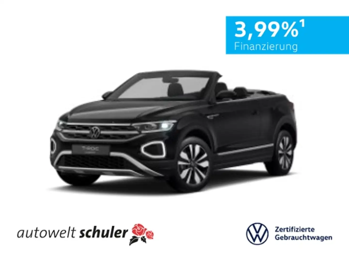 Volkswagen T-Roc Cabriolet 1,5 TSI DSG Move Kamera Navi Schwarz - 1