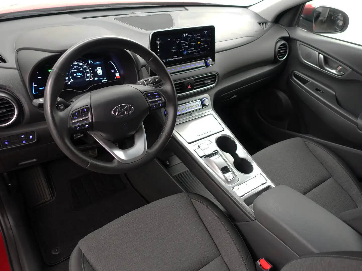 Hyundai KONA EV Comfort 39 kWh Aut- Stuur/Stoelverwarming, CarP Rood - 2