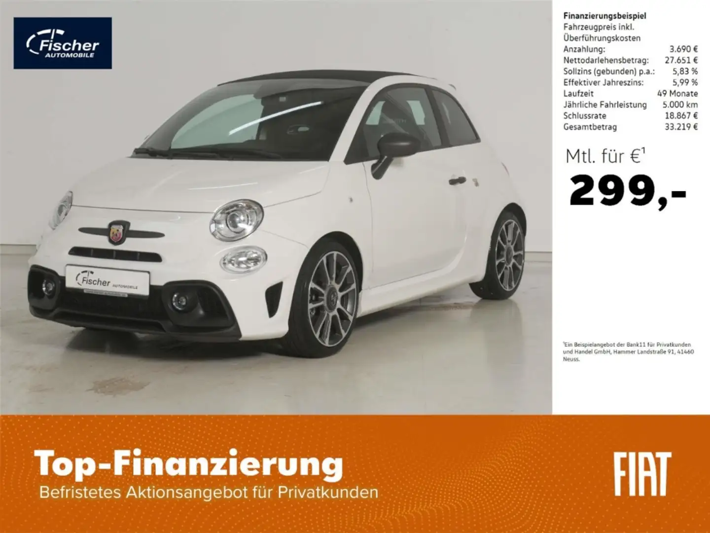 Abarth 595C 1.4 T-Jet 16V Alb - 1