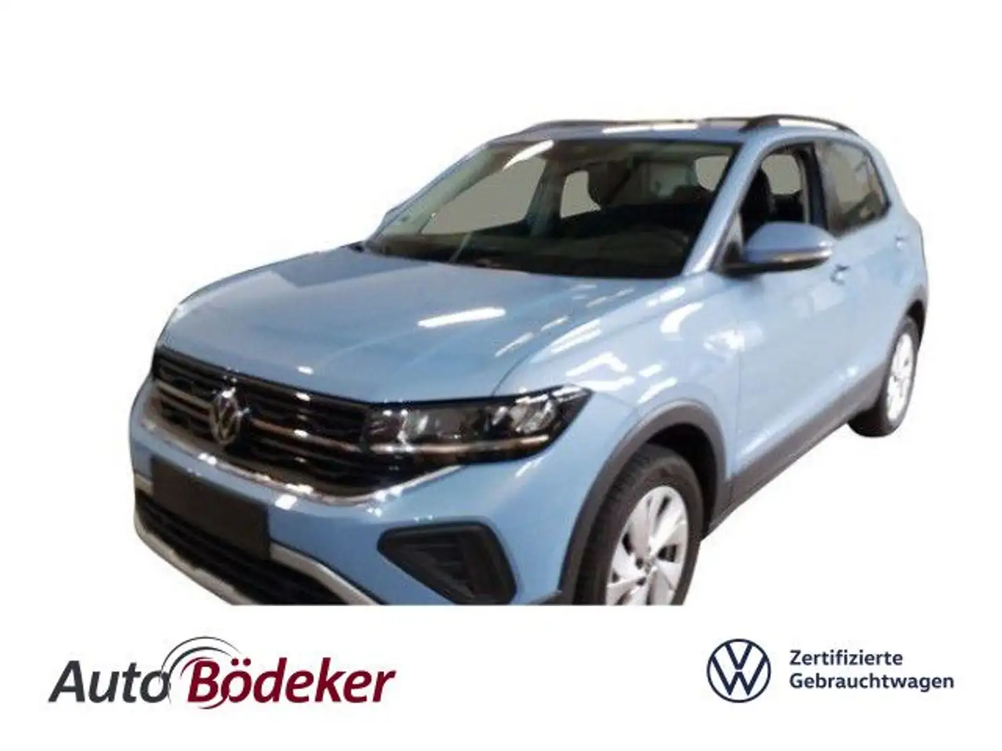 Volkswagen T-Cross 1.0 TSI 5-Gang Life Garantie b. 3.4.30 / Blau - 1