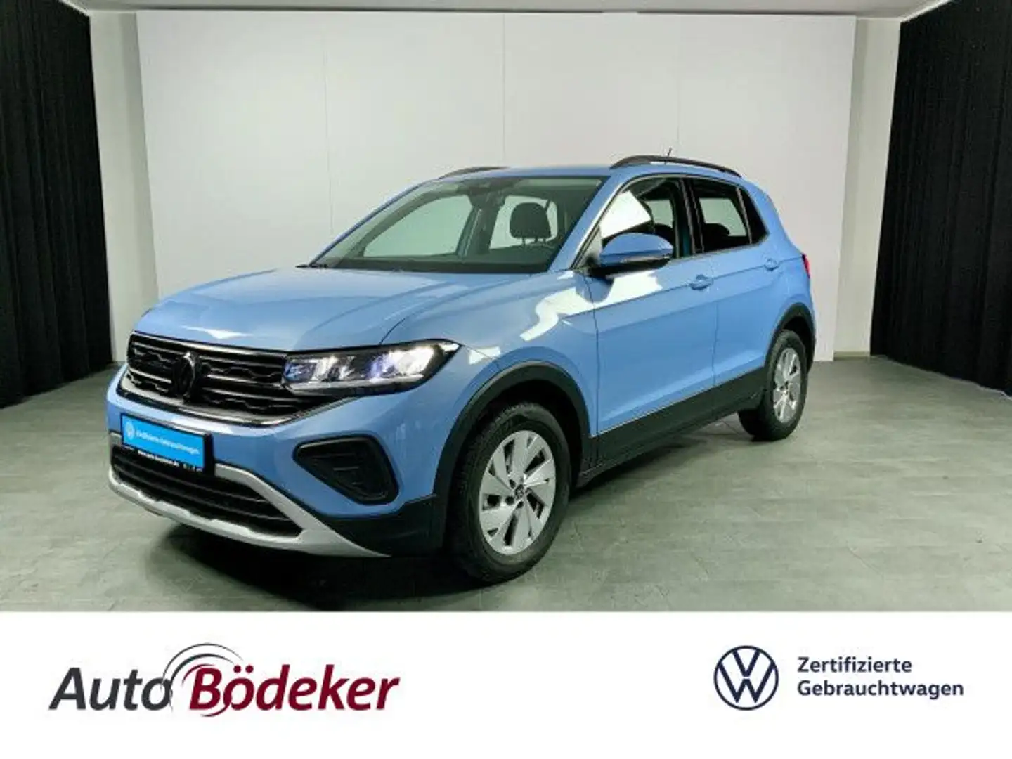 Volkswagen T-Cross 1.0 TSI 5-Gang Life Garantie b. 3.4.30 / Blau - 1