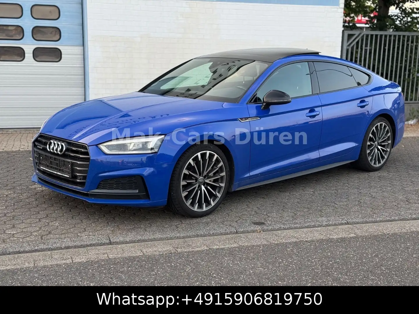 Audi A5 Sportback quattro S Line/Led/Navi/Klima Blau - 1