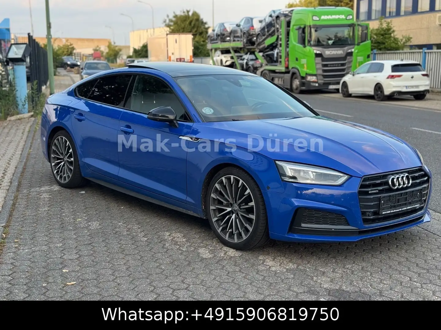 Audi A5 Sportback quattro S Line/Led/Navi/Klima Blau - 2