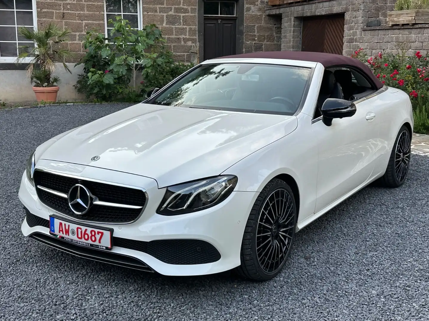 Mercedes-Benz E 350 d Cabrio Avantgarde LED Night Designo Weiß - 1