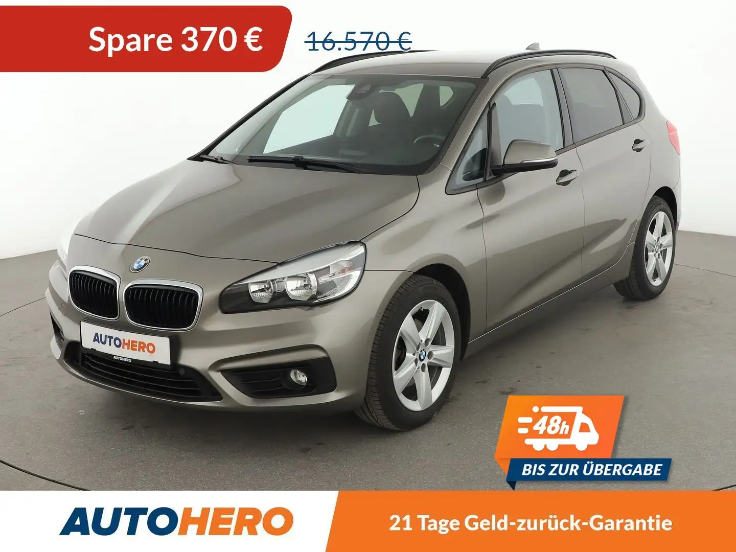BMW 218 218i Active Tourer Advantage Aut.*TEMPO*PDC*SHZ* Grau - 1