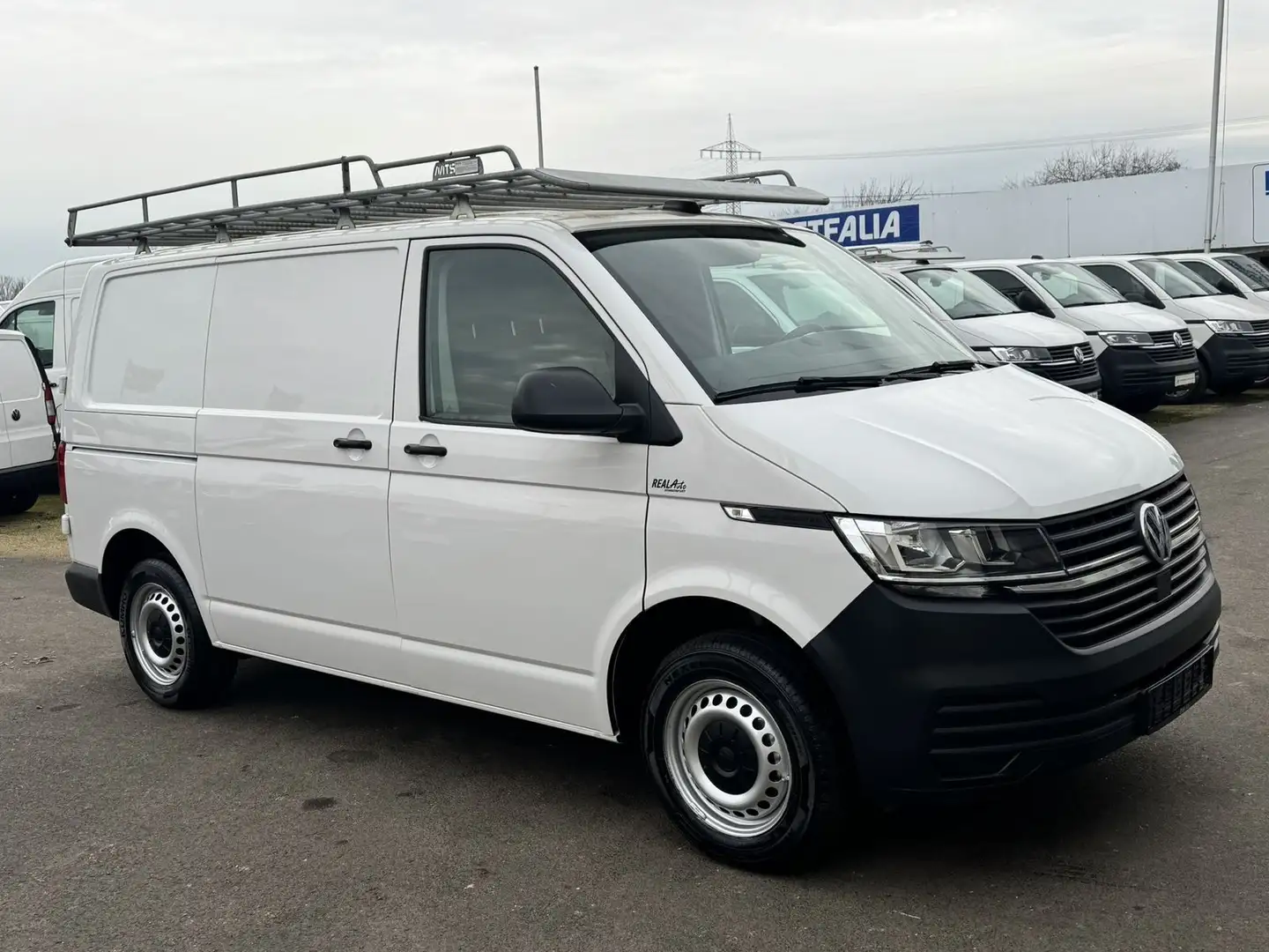 Volkswagen T6 Transporter 6.1 Kasten TDI Klima*Flügeltür Blanc - 2