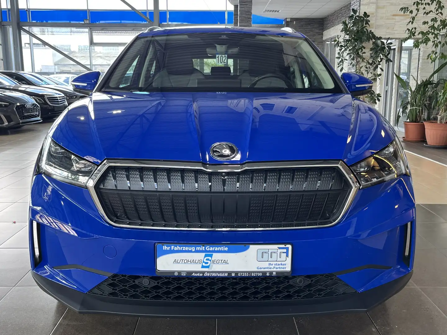 Skoda Enyaq 80 Loft AHK LED Navi R.Cam digCockpit pACC Bleu - 2