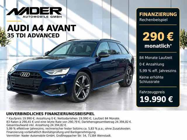 Audi A4 Avant 35 TDI advanced | AHK | LED | DAB